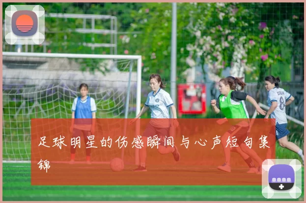 足球明星的伤感瞬间与心声短句集锦